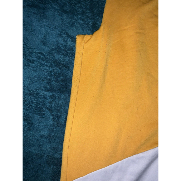 PINK Victoria’s Secret Jogger Sweatpants Yellow Women’s Medium Stretch Y2K - Picture 11 of 12